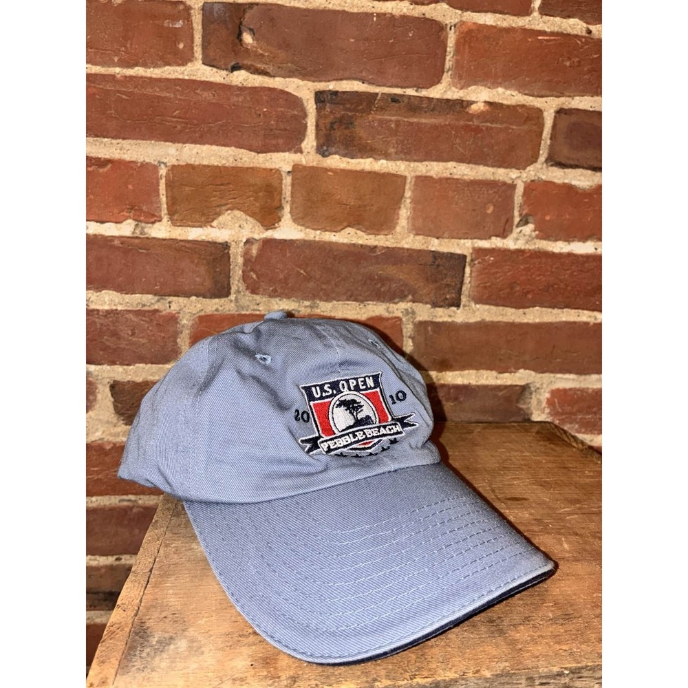 2010 US Open Pebble‎ Beach Golf Hat Gray Strapback USGA